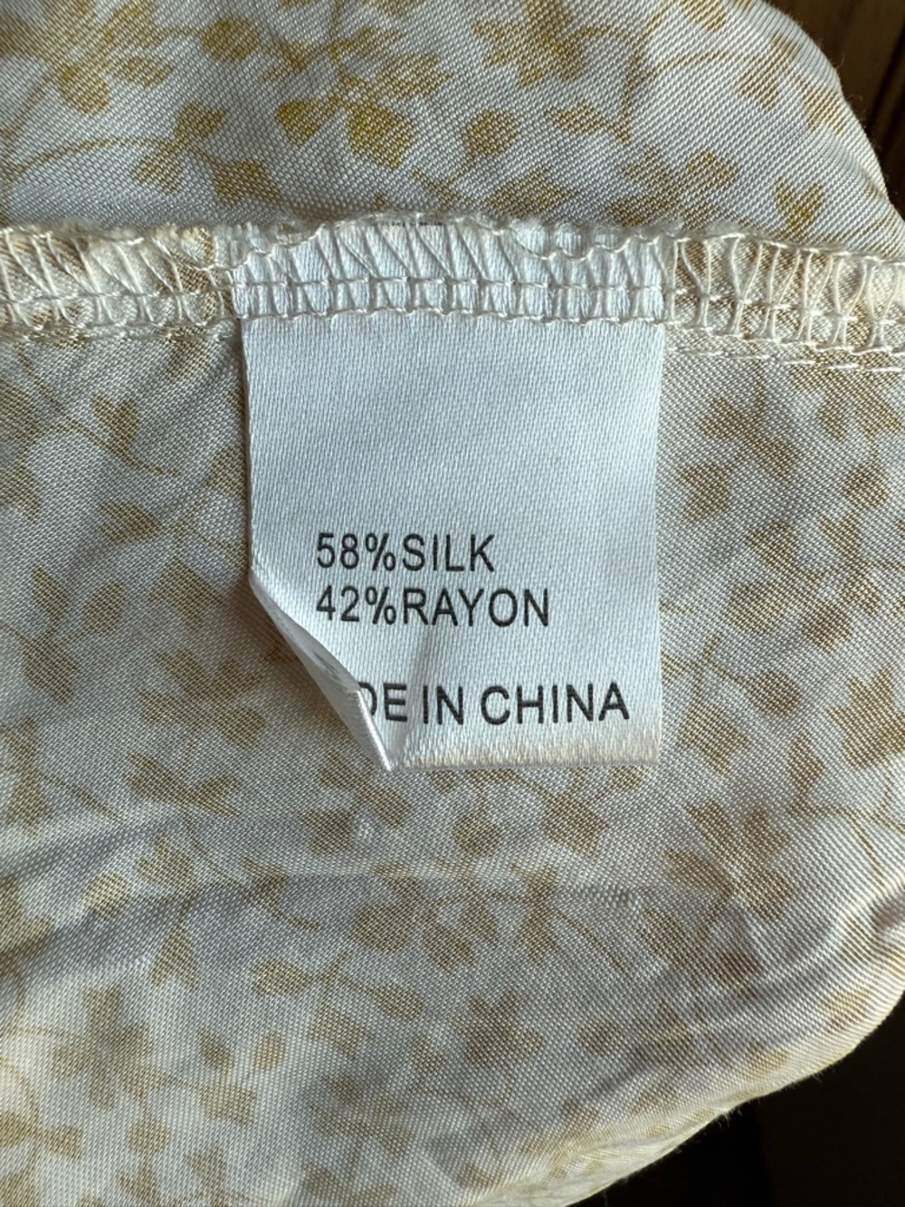 Princess Polly Yellow Floral Off-Shoulder Silk Blend Sundress 4 - Picture 5 of 6